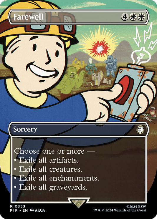 MAGIC: THE GATHERING  - Farewell (Borderless) (PIP-353) - Fallout