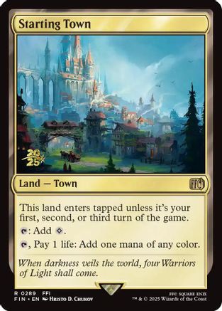 MAGIC: THE GATHERING  - Starting Town (PRE-289) - Prerelease Cards Foil