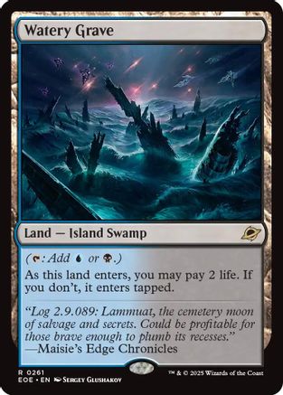 MAGIC: THE GATHERING  - Watery Grave (EOE-261) - Edge of Eternities Foil