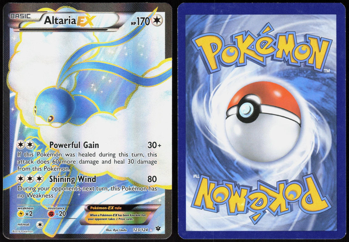 ALTARIA EX 123/124 FATES COLLIDE POKEMON ULTRA RARE HOLO LP