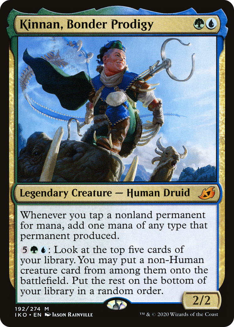MAGIC: THE GATHERING  - Kinnan, Bonder Prodigy (IKO-192) - Ikoria: Lair of Behemoths