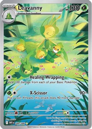 POKEMON TCG - Leavanny 089/086 SV White Flare - Illustration Rare