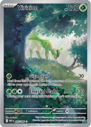 POKEMON TCG - Virizion 095/086 SV White Flare - Illustration Rare