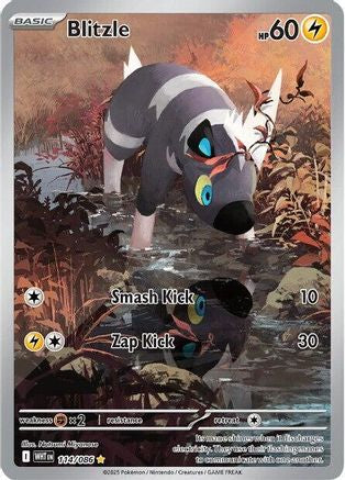 POKEMON TCG - Blitzle 114/086 SV White Flare - Illustration Rare