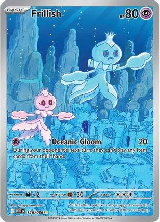 POKEMON TCG - Frillish 126/086 SV White Flare - Illustration Rare