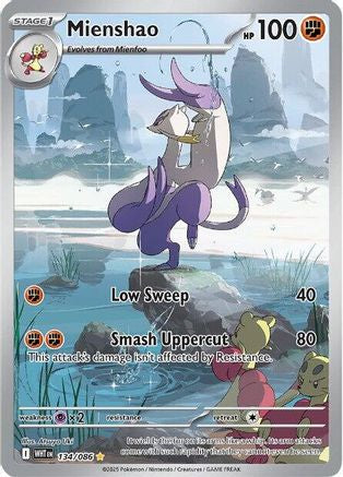 POKEMON TCG - Mienshao 134/086 SV White Flare - Illustration Rare