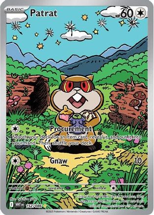 POKEMON TCG - Patrat 152/086 SV White Flare - Illustration Rare