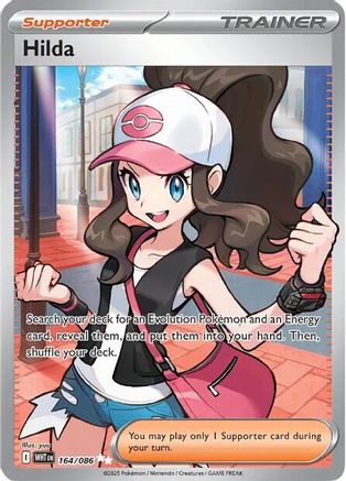 POKEMON TCG - Hilda 164/086 SV White Flare - Ultra Rare