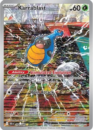 POKEMON TCG - Karrablast 094/086 SV Black Bolt - Illustration Rare