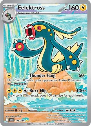 POKEMON TCG - Eelektross 115/086 SV Black Bolt - Illustration Rare