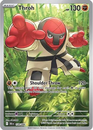 POKEMON TCG - Throh 128/086 SV Black Bolt - Illustration Rare