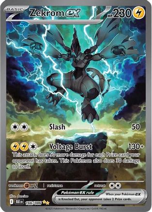 POKEMON TCG - Zekrom ex 166/086 SV Black Bolt - Special Illustration Rare