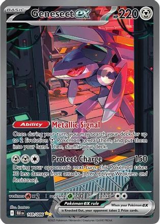 POKEMON TCG - Genesect ex 169/086 SV Black Bolt - Special Illustration Rare