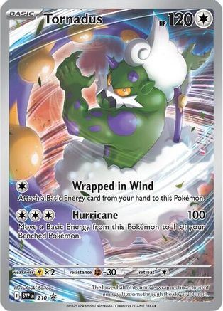 POKEMON TCG - Tornadus 210 SV Scarlet & Violet Promo Cards - Promo