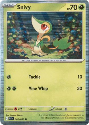 POKEMON TCG - Snivy 001/086 Miscellaneous Cards & Products - Common