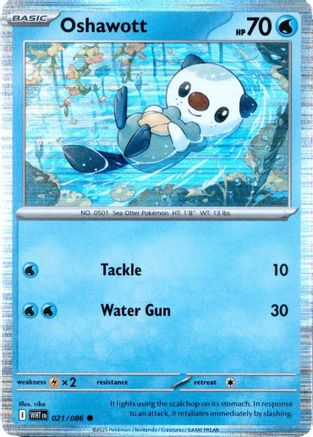 POKEMON TCG - Oshawott 021/086 Miscellaneous Cards & Products - Common