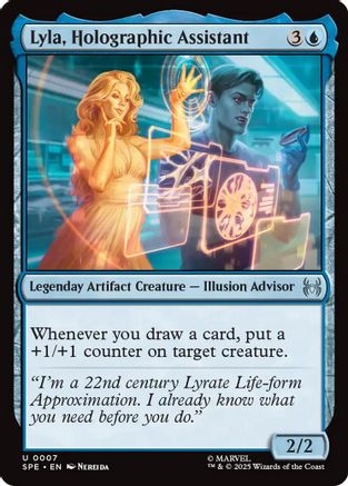 MAGIC: THE GATHERING  - Lyla, Holographic Assistant (SPE-007) - Marvel's Spider-Man: Eternal-Legal