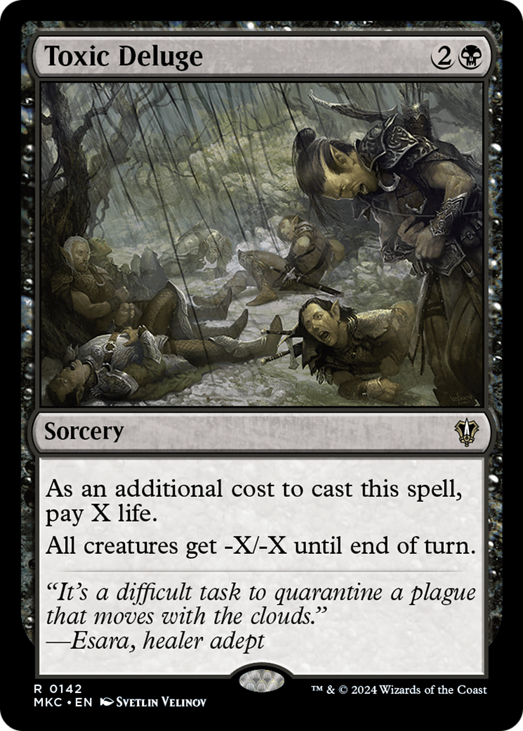 MAGIC: THE GATHERING  - Toxic Deluge (MKC-142) - Murders at Karlov Manor Commander