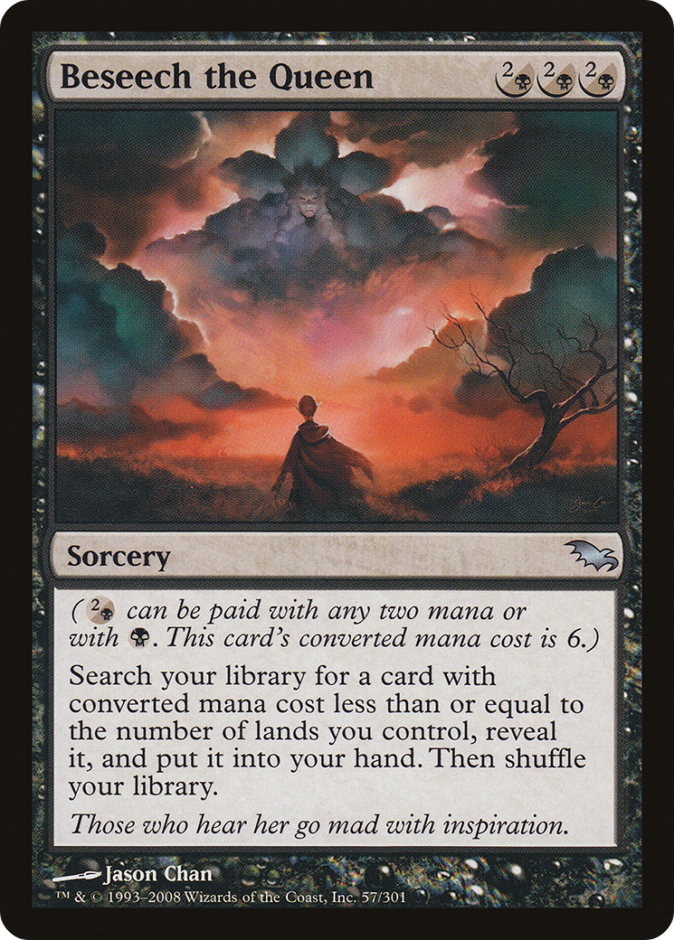 MAGIC: THE GATHERING  - Beseech the Queen (SHM-057) - Shadowmoor Foil