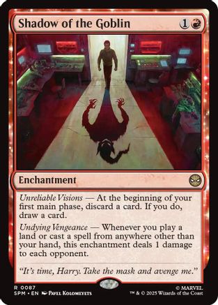 MAGIC: THE GATHERING  - Shadow of the Goblin (SPM-087) - Marvel's Spider-Man
