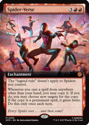 MAGIC: THE GATHERING  - Spider-Verse (Extended Art) (SPM-263) - Marvel's Spider-Man Foil