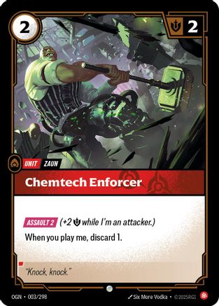 Chemtech Enforcer (003/298) - Origins Foil