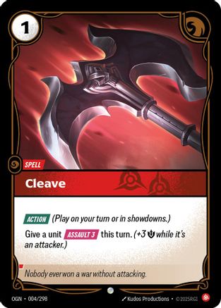 Cleave (004/298) - Origins Foil