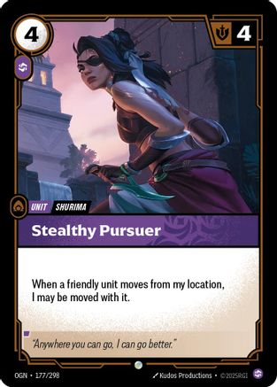 Stealthy Pursuer (177/298) - Origins Foil