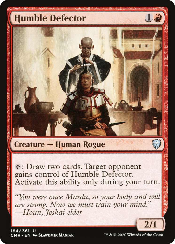 MAGIC: THE GATHERING  - Humble Defector (CMR-184) - Commander Legends Foil