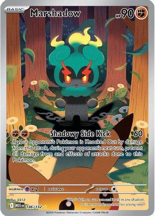 POKEMON TCG - Marshadow 146/132 ME01 Mega Evolution - Illustration Rare