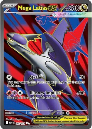 POKEMON TCG - Mega Latias ex 163/132 ME01 Mega Evolution - Ultra Rare