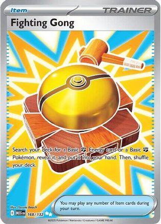 POKEMON TCG - Fighting Gong 168/132 ME01 Mega Evolution - Ultra Rare
