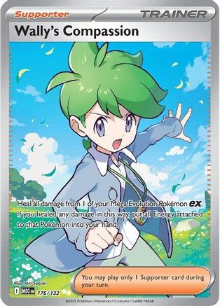 POKEMON TCG - Wally's Compassion 176/132 ME01 Mega Evolution - Ultra Rare