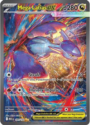 POKEMON TCG - Mega Latias ex 181/132 ME01 Mega Evolution - Special Illustration Rare