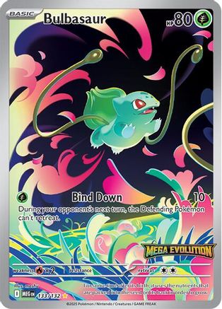 POKEMON TCG - Bulbasaur 133/132 Miscellaneous Cards & Products - Illustration Rare