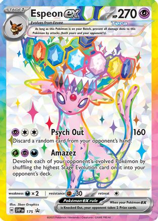 POKEMON TCG - Espeon ex - 175 SVP SV Scarlet & Violet Promo Cards - Promo