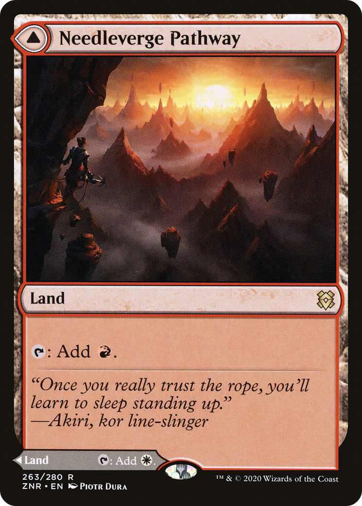 MAGIC: THE GATHERING  - Needleverge Pathway (ZNR-263) - Zendikar Rising Foil