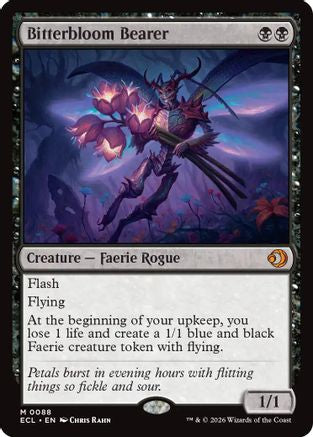 MAGIC: THE GATHERING  - Bitterbloom Bearer (ECL-088) - Lorwyn Eclipsed Foil