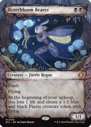 MAGIC: THE GATHERING  - Bitterbloom Bearer (Showcase) (ECL-310) - Lorwyn Eclipsed Foil