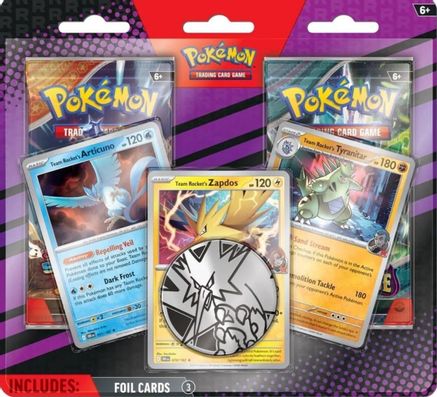 POKEMON TCG - 2-Pack Blister Pack [Team Rocket's Articuno, Zapdos & Tyranitar]