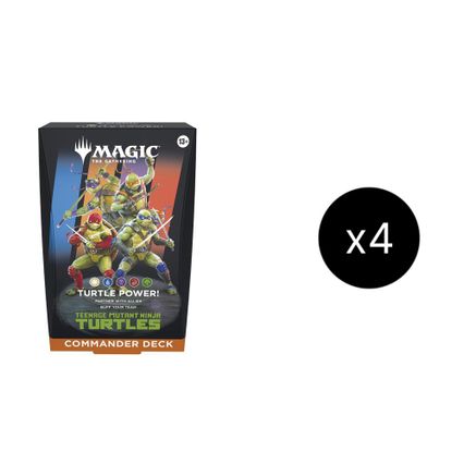 MAGIC: THE GATHERING - Teenage Mutant Ninja Turtles Commander Deck - Turtle Power! Case