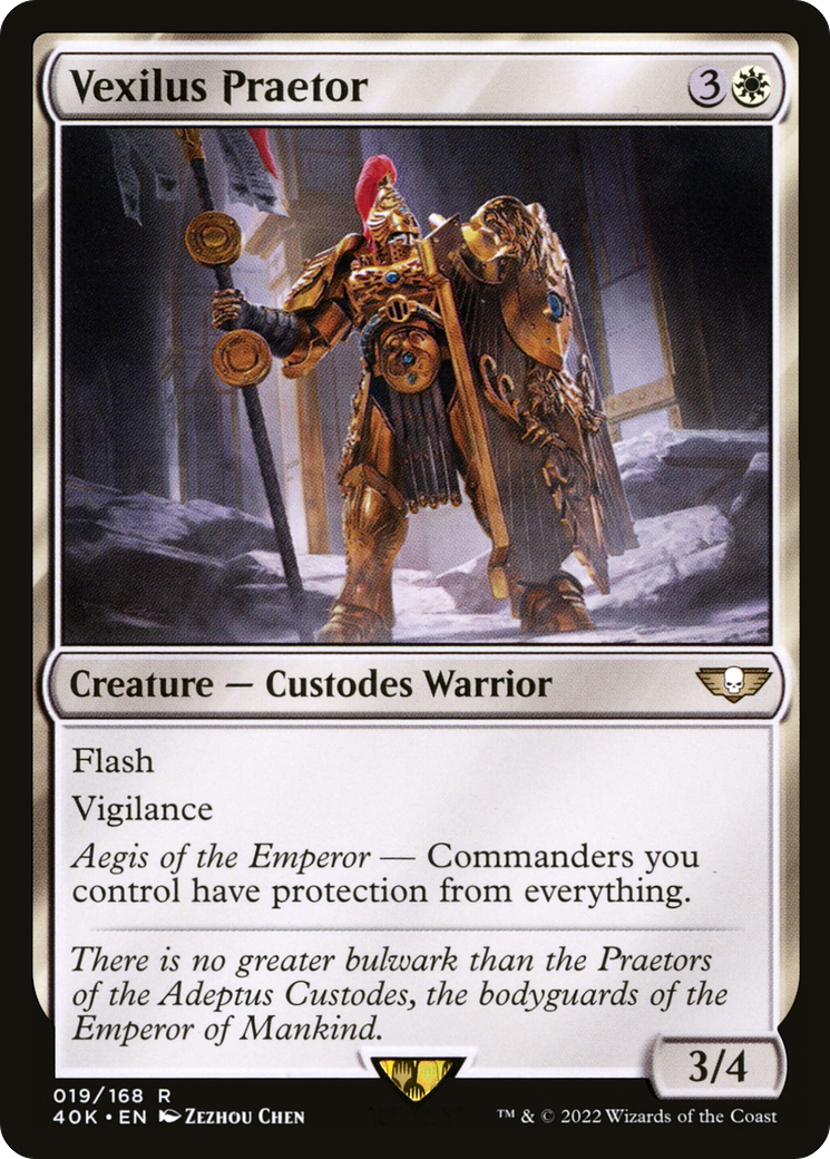 MAGIC: THE GATHERING  - Vexilus Praetor (40K-019) - Warhammer 40,000 Commander