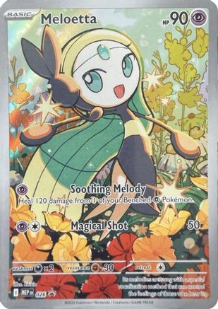 POKEMON TCG - Meloetta 026 ME Mega Evolution Promo - Illustration Rare