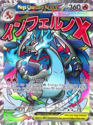 POKEMON TCG - Mega Charizard X ex 023 ME Mega Evolution Promo - Promo