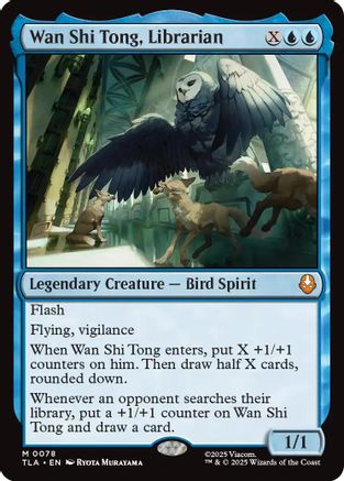 MAGIC: THE GATHERING  - Wan Shi Tong, Librarian (TLA-078) - Avatar: The Last Airbender Foil