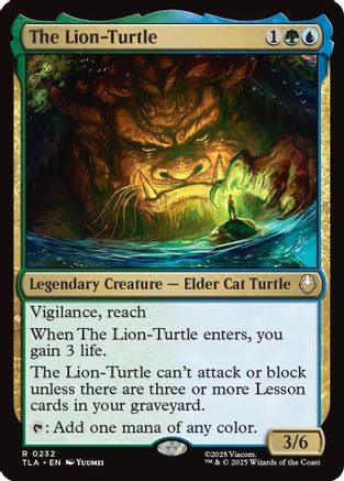 MAGIC: THE GATHERING  - The Lion-Turtle (TLA-232) - Avatar: The Last Airbender