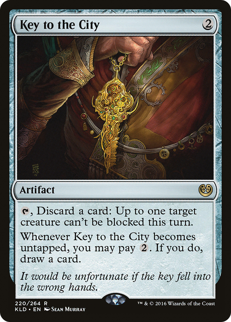 MAGIC: THE GATHERING  - Key to the City (KLD-220) - Kaladesh Foil