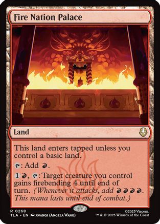 MAGIC: THE GATHERING  - Fire Nation Palace (TLA-268) - Avatar: The Last Airbender Foil