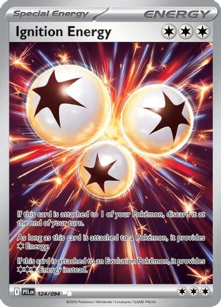 POKEMON TCG - Ignition Energy 124 ME02 Phantasmal Flames - Ultra Rare