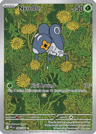 POKEMON TCG - Nymble 096/094 ME02 Phantasmal Flames - Illustration Rare
